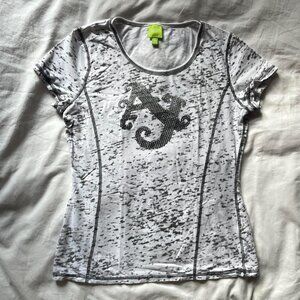 Y2K Adam Jacobs Rhinestone T-Shirt